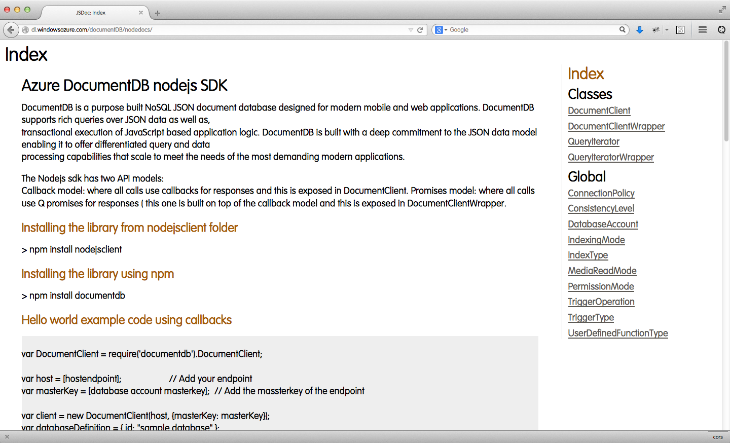 Node.js SDK Document