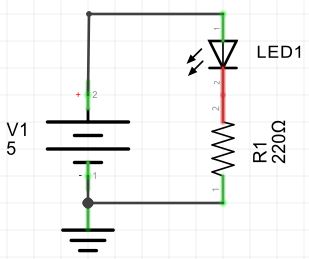 LED 連接概要圖